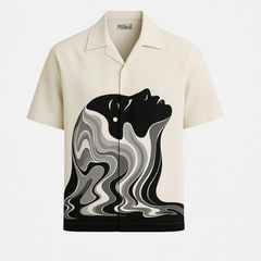 Cuban Collar Oversize Shirt