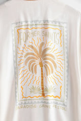 Cuban Collar oversize shirt