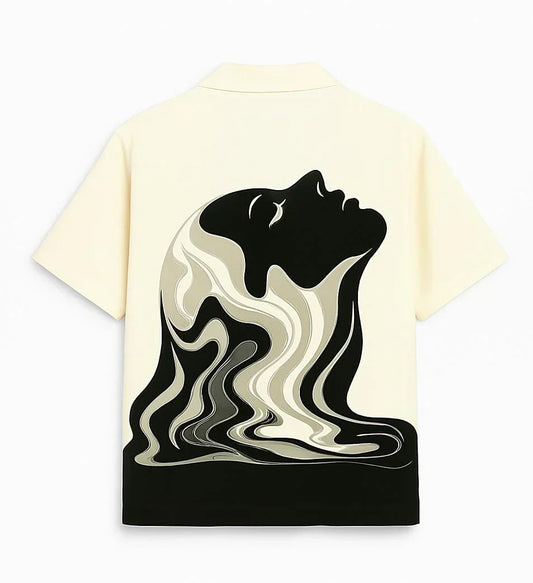 Cuban Collar Oversize Shirt