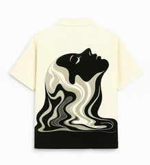 Cuban Collar Oversize Shirt